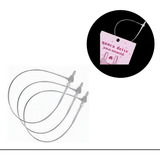 Pino Tag Trava Anel Para Etiquetas Lacre 125mm 1000unidade Cor Branco