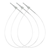 Pino Trava Anel 1000 Un 125mm Para Etiquetas Lacre Cor Branco