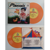 Pinocchio Compacto Vinil Colorido Elenco Carroussell