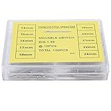 Pinos De Ligação De Cinta Barras De Mola De Liberação Rápida Confiáveis 0 06 Pol De Espessura Para Oficina De Reparo De Relógios