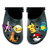 Pins Botons Para Crocs Pokémon Pikachu Kit Com 6 Sortidos