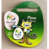 Pins Rio 2016 Mascote Olimpico Vinicius Oficial