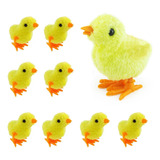 Pintinho Amarelinho Brinquedo Pelúcia A Corda 10 Unidades