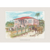 Pintura Aquarela Fazenda Retiro