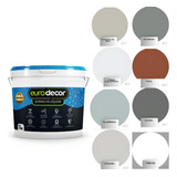 Pintura Borracha Liquida Solução Total Euro Decor 4kg Top Acabamento Acetinado Cor Cinza Cromio