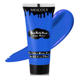 Pintura Corporal Facial Meicoly Creme Azul Real  Banheira G