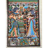 Pintura Egipcia Óleo S papiro Cer Casamento Frete Grátis
