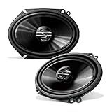 Pioneer Alto-falante De áudio Automotivo Coaxial Bidirecional Ts-g6820s 15 Cm X 20 Cm Preto (par) - Alcance Completo, Qualidade De Som Nítida, Fácil Instalação, Resposta De Graves Aprimorada