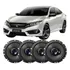 Pioneer Kit 04 Alto Falante New Civic 6 Polegadas 200w 4 P Cor Preto
