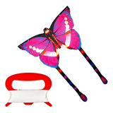 Pipa Borboleta Poliester 3d Importada 40 Mts Linha D Nylon