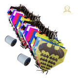 Pipa Kit 20 Pipas 55cm 20 Rabiolas 2 Linhas 500 Jardas