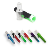 Pipe Bowl De Vidro Resistente E Piteira Silicone One Hitter