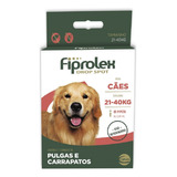 Pipeta Antiparasitário Para Pulga Ceva Fiprolex Drop Spot Para Cão De 21kg A 40kg