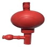 Pipeta De Borracha 3 Vias Vermelha Tipo Pera Laboratório