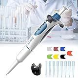 Pipeta De LaboratóRio Pipeta De Canal úNico 0 1 L 10ml Finamente AjustáVel Inativa A 121 C Volume BloqueáVel Para TransferêNcia De LíQuidos Pontas De Pipeta 0 1 1 L