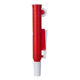 Pipetador De Volumes Manual 25ml Pi pump Vermelho Adonex
