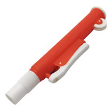 Pipetador De Volumes Manual Pi pump 25ml Vermelho