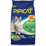 Pipi Cat Classic Granulado Areia Higiênica Para Gatos 4 Kg