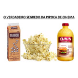 Pipoca De Cinema Flavacol 80gr E Manteiga Cukin 600ml Kit