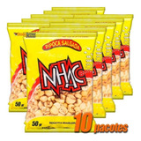 Pipoca Nhac Salgada 50gr 10 Pacotes De 50gr Cada