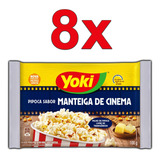 Pipoca Para Micro ondas Manteiga De Cinema Yoki Pacote 100g