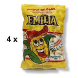 Pipoca Salgada Amanteigada Emília 100g 4 Unidades