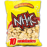 Pipoca Salgada Nhac Atacado 1 3kg 10 Pacotes Com 130gr Cd
