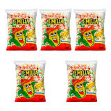 Pipocas Flokimel Emilia Colorida kit 30 Pacotes De 30g Cada 