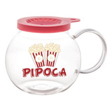 Pipoqueira De Vidro Borossilicato Para Micro ondas 1 8l