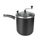 Pipoqueira TP Vidro Preta A Dona Chefa