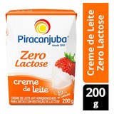 Piracanjuba Creme De Leite Uht Homogeneizado Zero Lactose 200gr