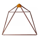 Piramide Cobre Para Práticas Bioenergéticas 50 Cm De Base