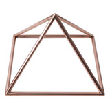 Pirâmide Cobre Queóps Alta Qualidade 18 Cm Base