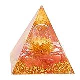 Pirâmide De Cristal Pedra Esmagada Cura Torre De Pirâmide De Cristal Decoração De Casa Desktop Feito à Mão Ornamento Presente Para Estresse Reduzir Meditação De Cura Estatuetas Colecionáveis
