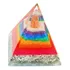 Pirâmide Orgonite Proteção Suprema Talismã Feng Shui 7chakra