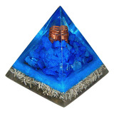 Piramide Orgonite Quartz Azul