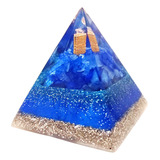 Piramide Orgonite Quartzo Azul