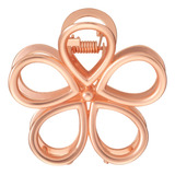Piranha De Cabelo Rose Gold Flor Média Pro Art Pdc50 5x4 5cm