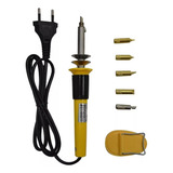 Pirógrafo E Solda 7 Pçs 30w Cabo Anatômico 110v Frete Grátis