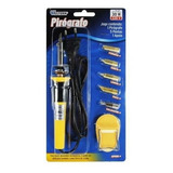 Pirógrafo E Solda 7 Pçs 30w Cabo Anatômico 110v Promoção 