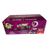 Pirulito Diploko Brilha No Escuro Monsters Olho C 12 Display