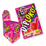 Pirulito Diploko Explosivo Sabor Morango C 24un