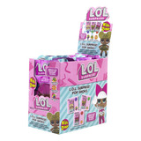 Pirulito Lol Surprise Com Cristais Explodem Na Boca Display Com 15 Un De 11g Sabor Uva Melancia E Morango Pop Shoks