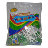Pirulito Psicodélico Verde C 50un Martinha