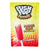 Pirulito Push Pop Dipperz Explode Na Boca Morango