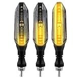 Pisca De Led Seta Sequencial Par Moto Modelo Universal Da Nova Cb 250 Twister Stallion Fixação Estilo Parafuso Rosca