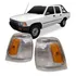 Pisca Dianteiro Hilux Sr5 4x2 1992 A 2001 Aro Cromado
