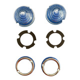 Pisca Dianteiro Jeep Willys Lente De Vidro Com Aro 70mm