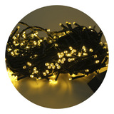 Pisca Externo Decoração Natal Fio Verde 25 5m Luz Led 220v