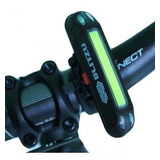 Pisca Lanterna Bike Led Traseiro 2 Cores Usb 5 Modos